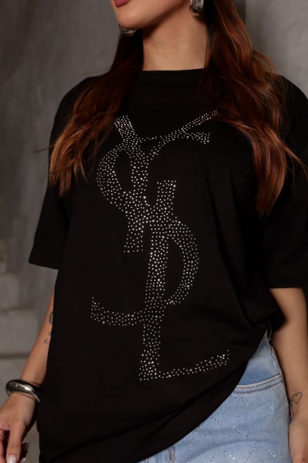 Camiseta YSL Preto