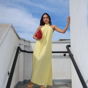 Vestido Chiara Amarelo Manteiga