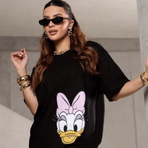 Camiseta Margarida Preta