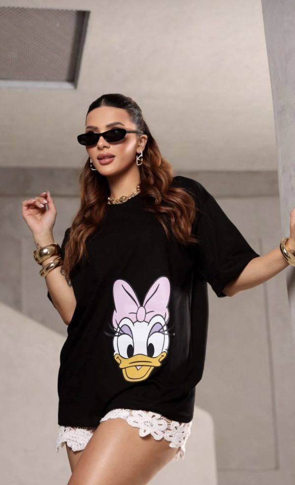 Camiseta Margarida Preta
