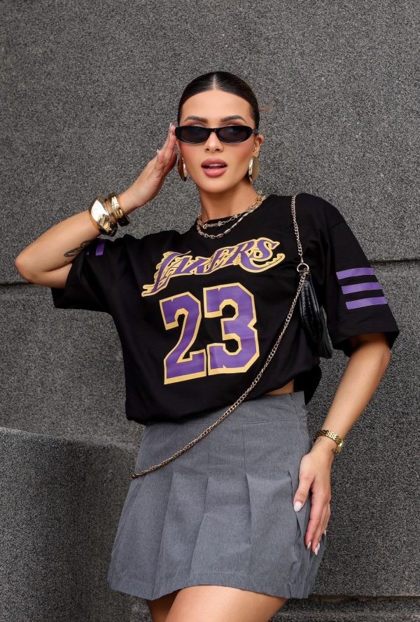 Camiseta  Lakers Preto