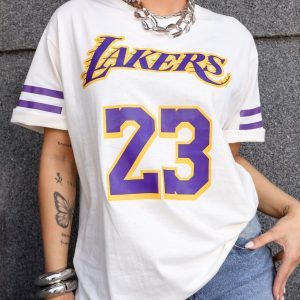 Camiseta Lakers Offwhite