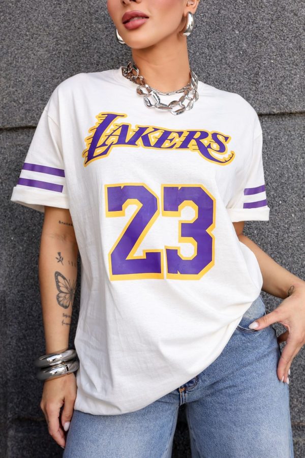 Camiseta Lakers Offwhite