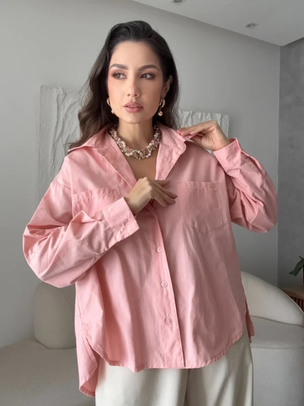 Camisa Lucilene Rosa