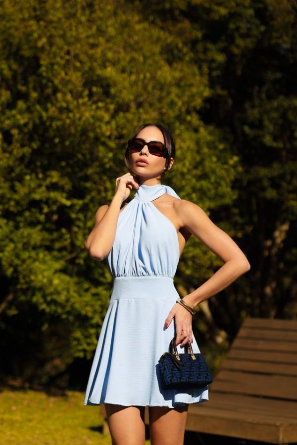 Vestido Clara Azul