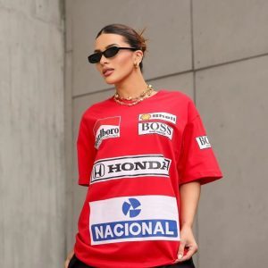 Camiseta Over Marlboro Vermelha