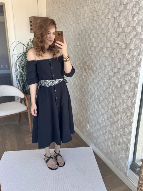 Vestido Larissa Preto