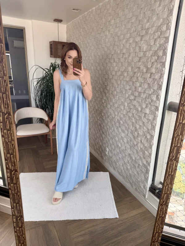 Vestido Jade Azul