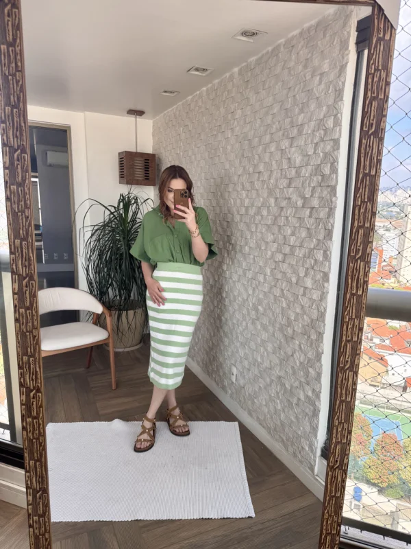 Saia Eduarda Verde