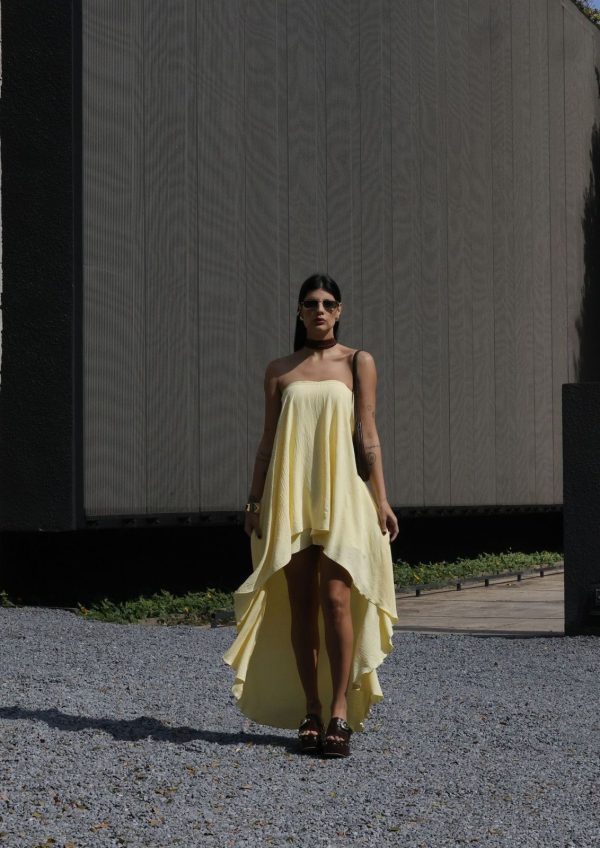 Vestido Letícia Amarelo