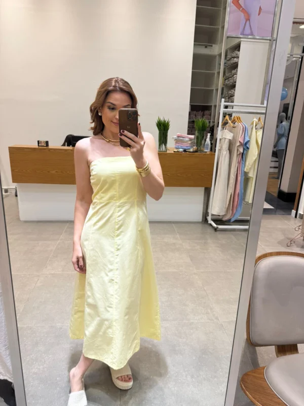 Vestido Thainara Amarelo