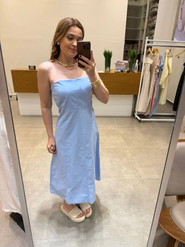 Vestido Thainara Azul