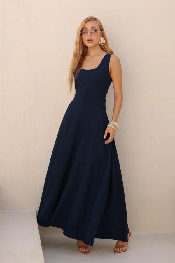 Vestido Yanca Azul Marinho