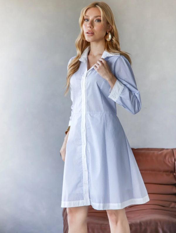 Vestido Franciele Azul