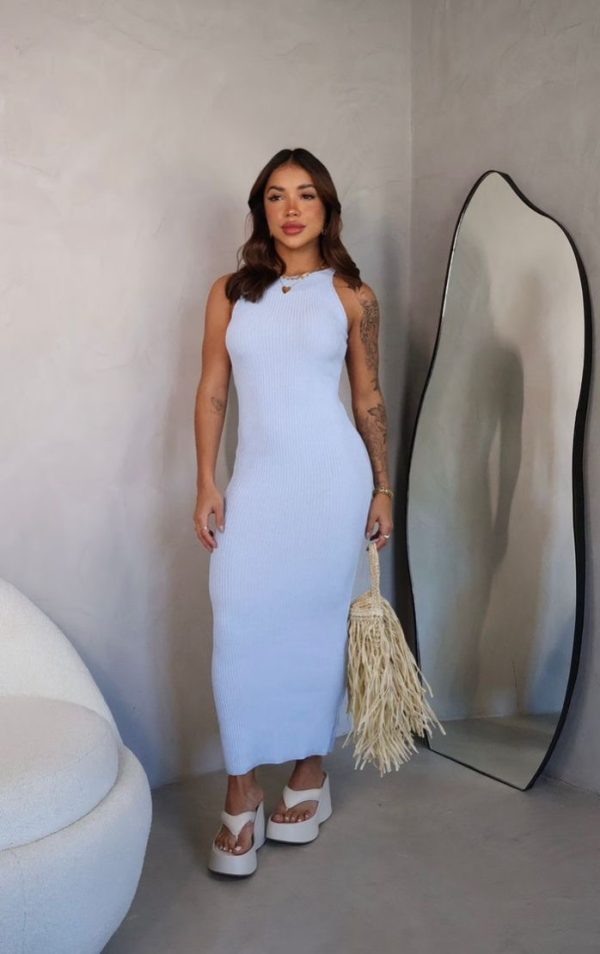 Vestido Michele Azul Bebê