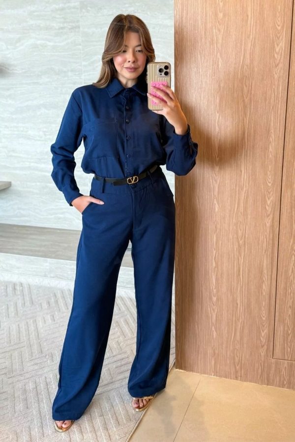 Conjunto Naomi Azul Marinho