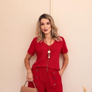 Conjunto Heloísa Vermelho