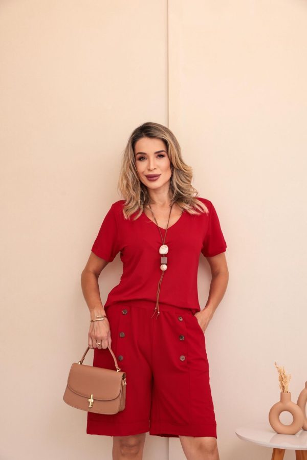 Conjunto Heloísa Vermelho
