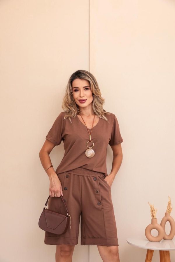 Conjunto Heloísa Marrom