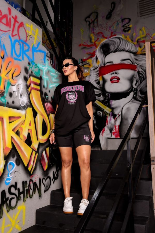Conjunto Boston Preto