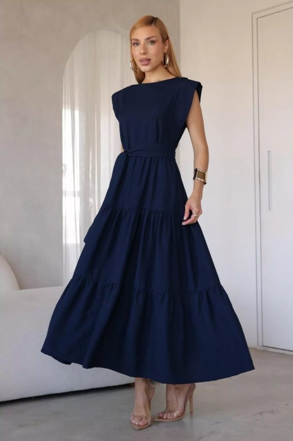 Vestido Brenda Azul Marinho