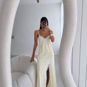Vestido Nara Amarelo Manteiga