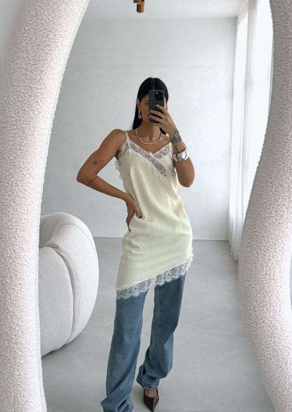 Minivest Clara Amarelo Manteiga