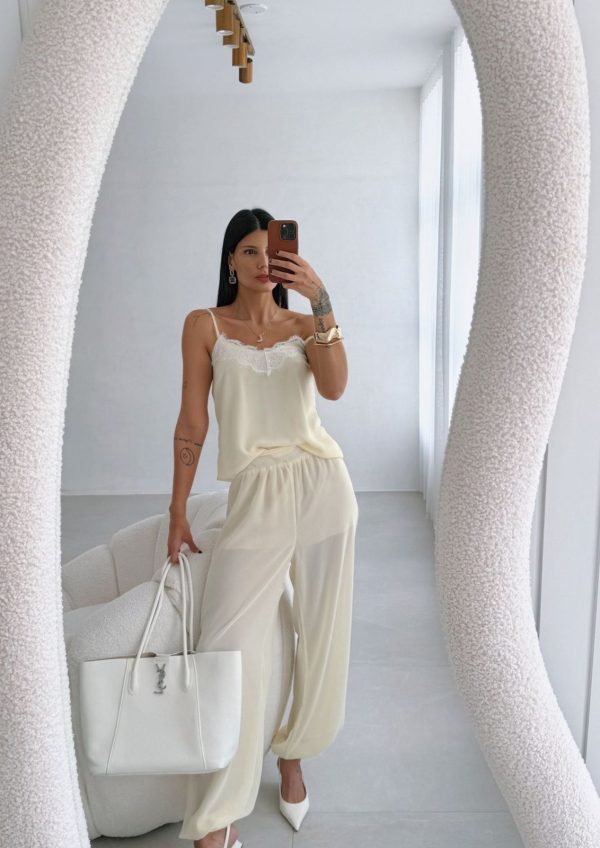 Conjunto Louise Amarelo Manteiga