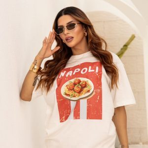 Camiseta Napoli Offwhite
