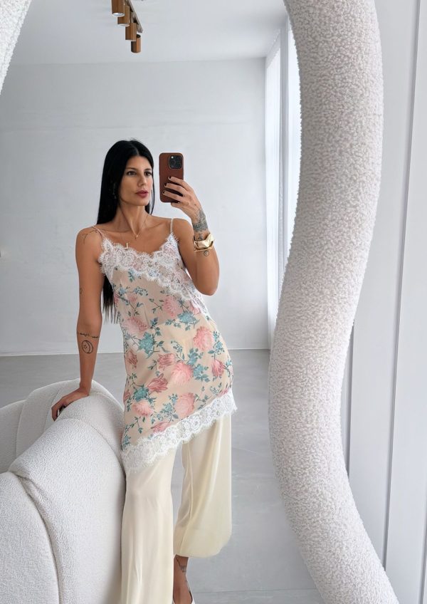 Minivest Clara Floral Nude