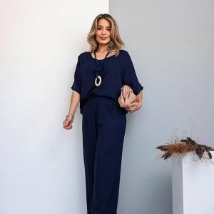 Conjunto Livia Azul Marinho