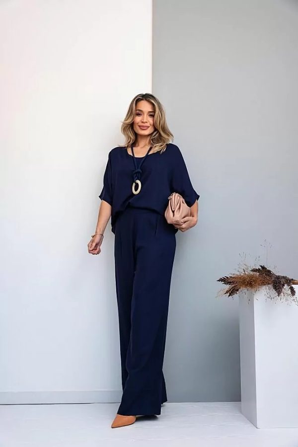 Conjunto Livia Azul Marinho