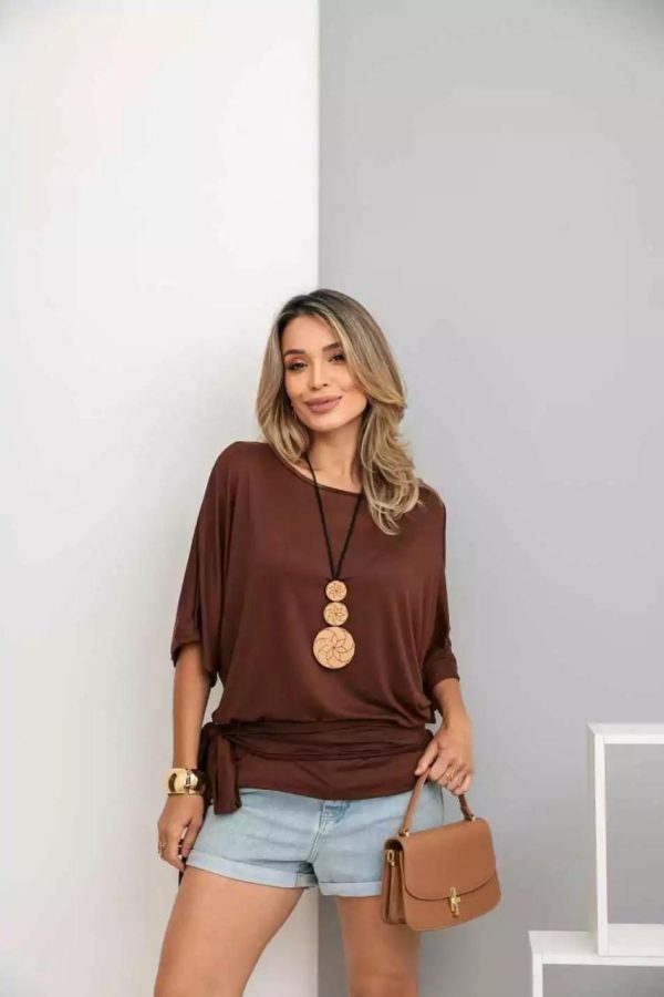 Blusa Karina Marrom