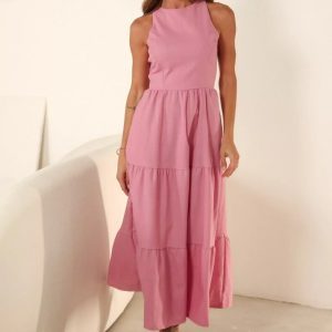 Vestido Flora Rosa