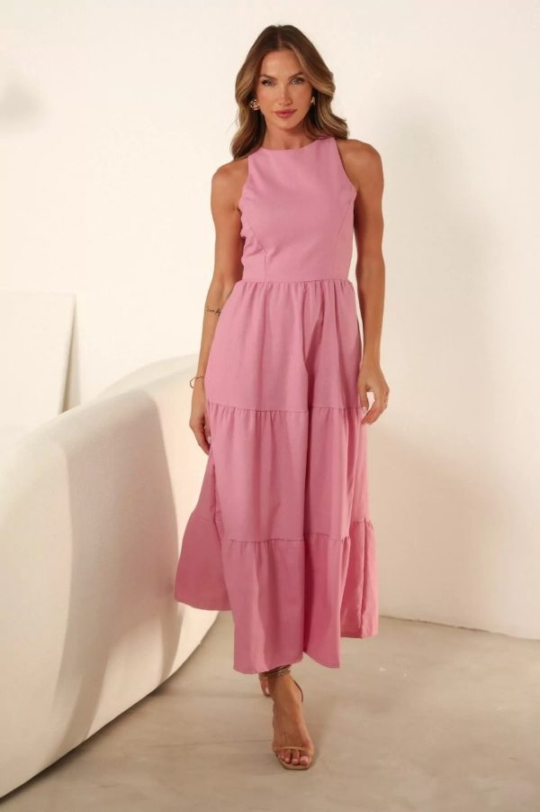 Vestido Flora Rosa