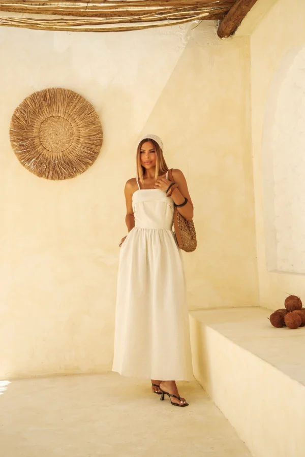 Vestido Adelia Cru