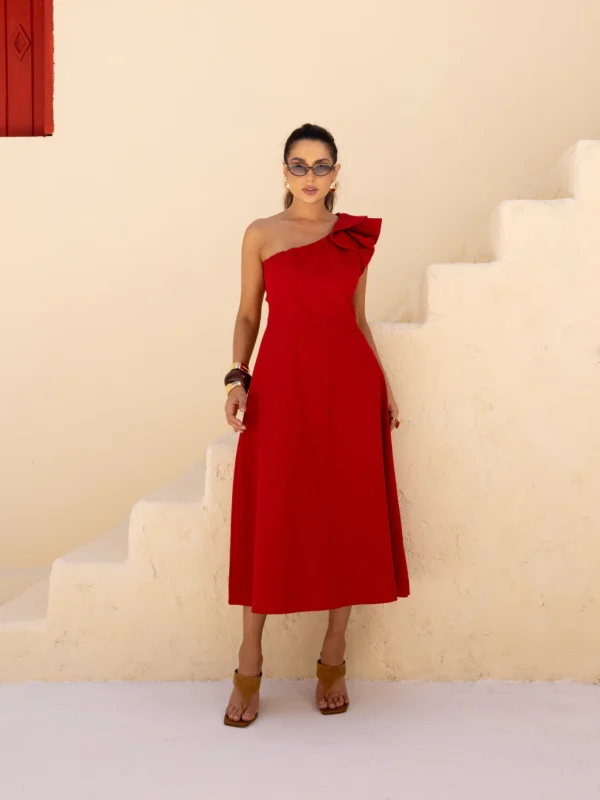 Vestido Tarsila Vermelho