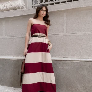 Vestido Carolina Cereja