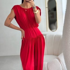 Macacão Jasmine Vermelho