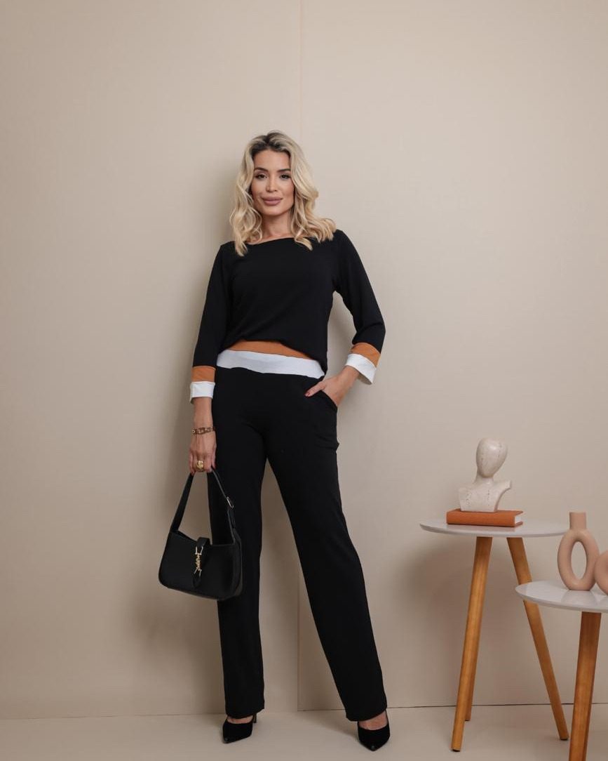 Conjunto Simone Preto