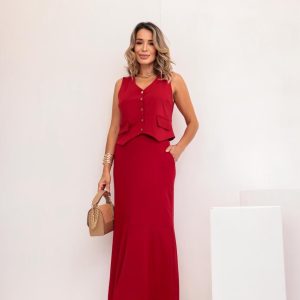 Conjunto Débora Vermelho