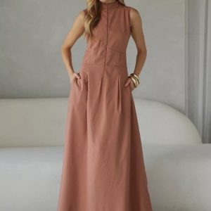 Vestido Rosalia Marrom