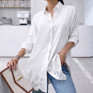 Maxi Camisa Roberta Offwhite