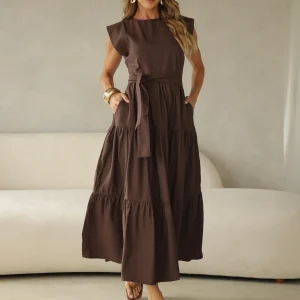 Vestido Brenda Marrom