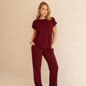Conjunto Leticia Burgundy
