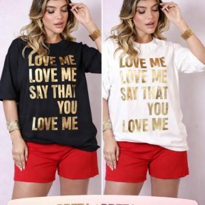 Combo Camisetão Love Me