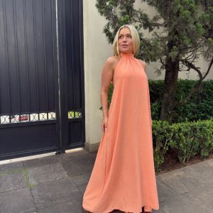 Vestido Clara Laranja