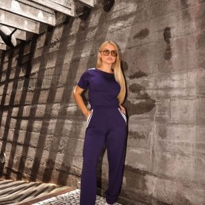 Conjunto Luiza Azul Marinho