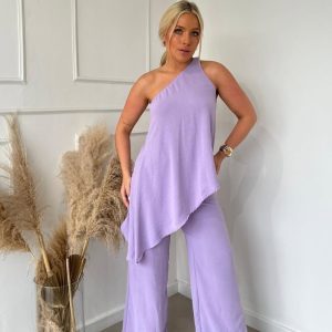 Conjunto Mônica  Lavanda