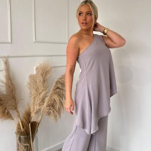 Conjunto Mônica Cinza